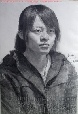 北京历史画室,美术高考素描头像投稿作品2013120306